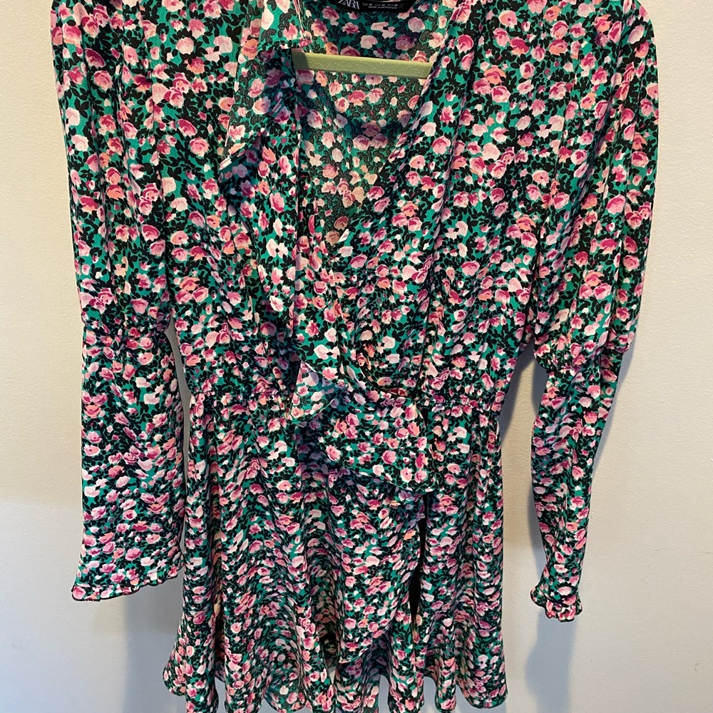 Flower zara dress